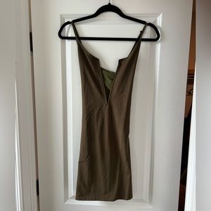 Dark green mini dress Revolve (by the way. brand)